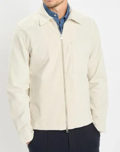 Surchemise zippée en Velours milleraies écrue-Marc O'Polo Hot