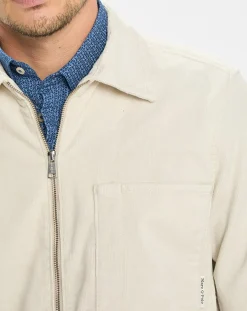 Surchemise zippée en Velours milleraies écrue-Marc O'Polo Hot