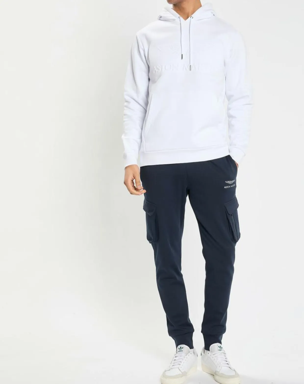 Homme Hackett London Sweats^Sweat à capuche Aston Martin Racing blanc