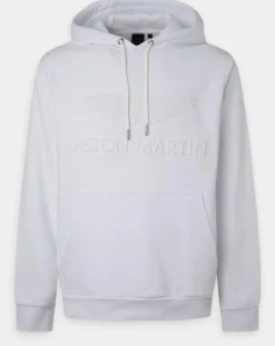 Homme Hackett London Sweats^Sweat à capuche Aston Martin Racing blanc