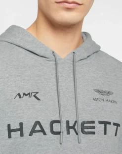 Homme Hackett London Sweats^Sweat à capuche Aston Martin Racing gris