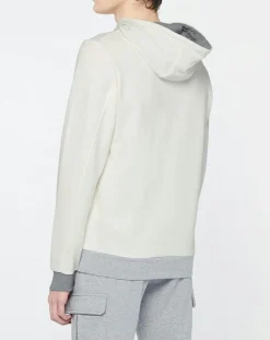 Sweat à capuche blanc-Hackett London Outlet