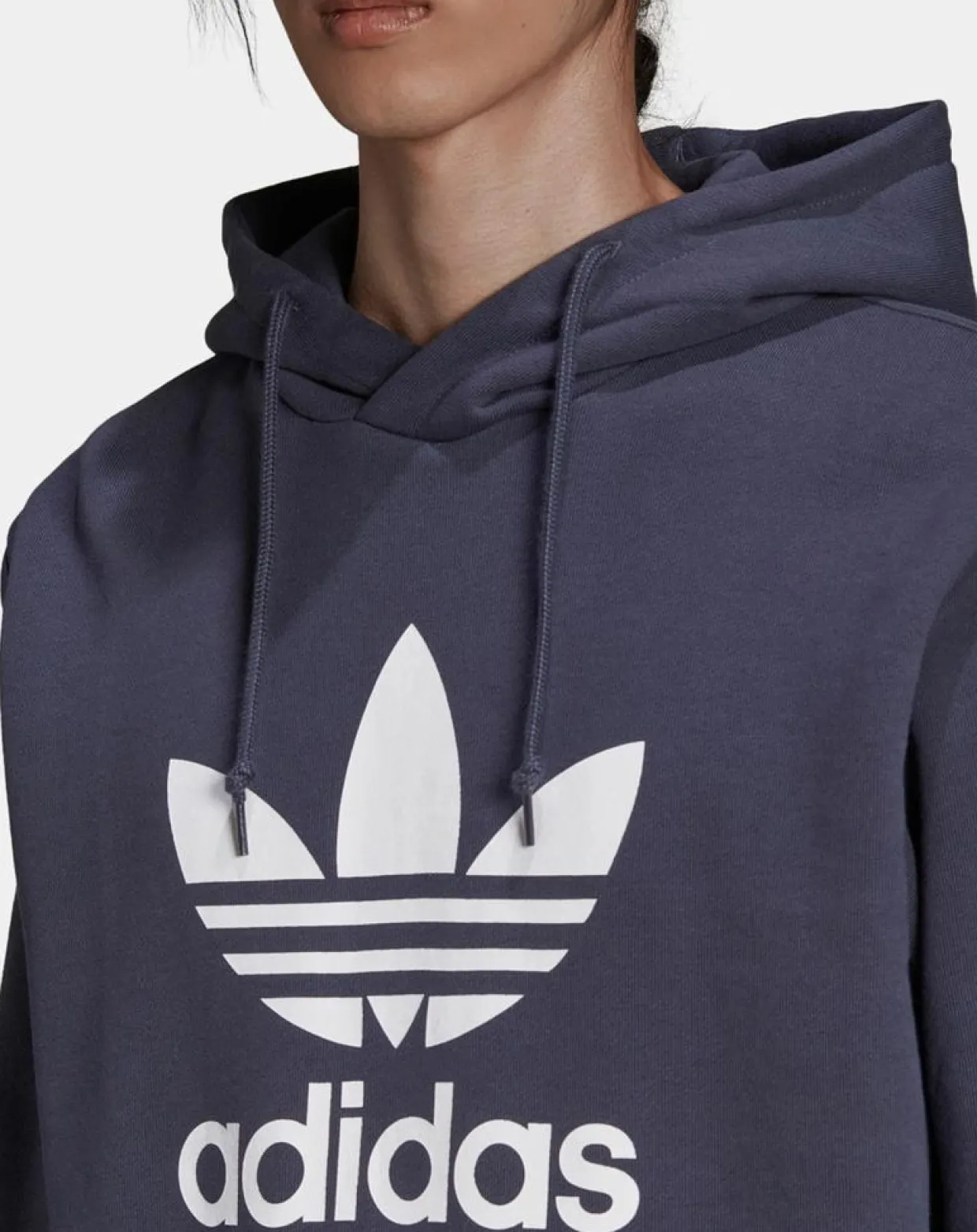 Homme Adidas Pulls^Sweat à capuche bleu marine