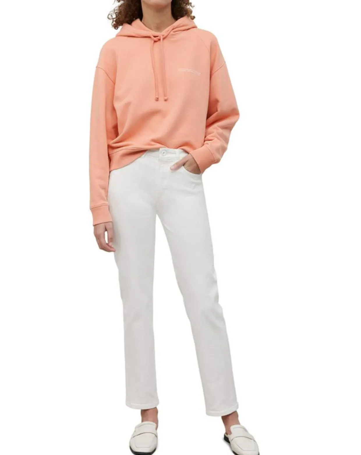Femme Marc O'Polo Sweats^Sweat à capuche Coton Bio rose