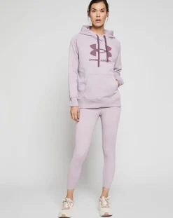 Femme Under Armour Pulls^Sweat à capuche UA Rival Fleece violet parme