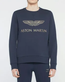 Homme Hackett London Sweats^Sweat Aston Martin Racing bleu marine