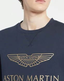 Homme Hackett London Sweats^Sweat Aston Martin Racing bleu marine