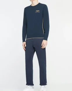 Sweat Aston Martin Racing bleu marine-Hackett London Sale