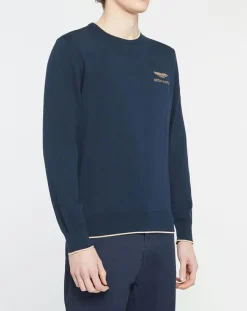 Sweat Aston Martin Racing bleu marine-Hackett London Sale