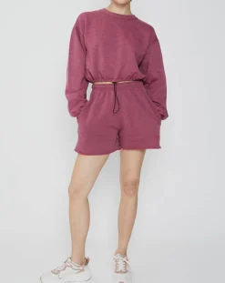 Femme BDG by Urban Outfitters Pulls^Sweat bubble hem framboise
