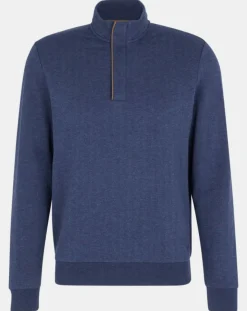 Sweat col montant Chevron bleu-Hackett London Best
