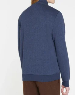 Sweat col montant Chevron bleu-Hackett London Best