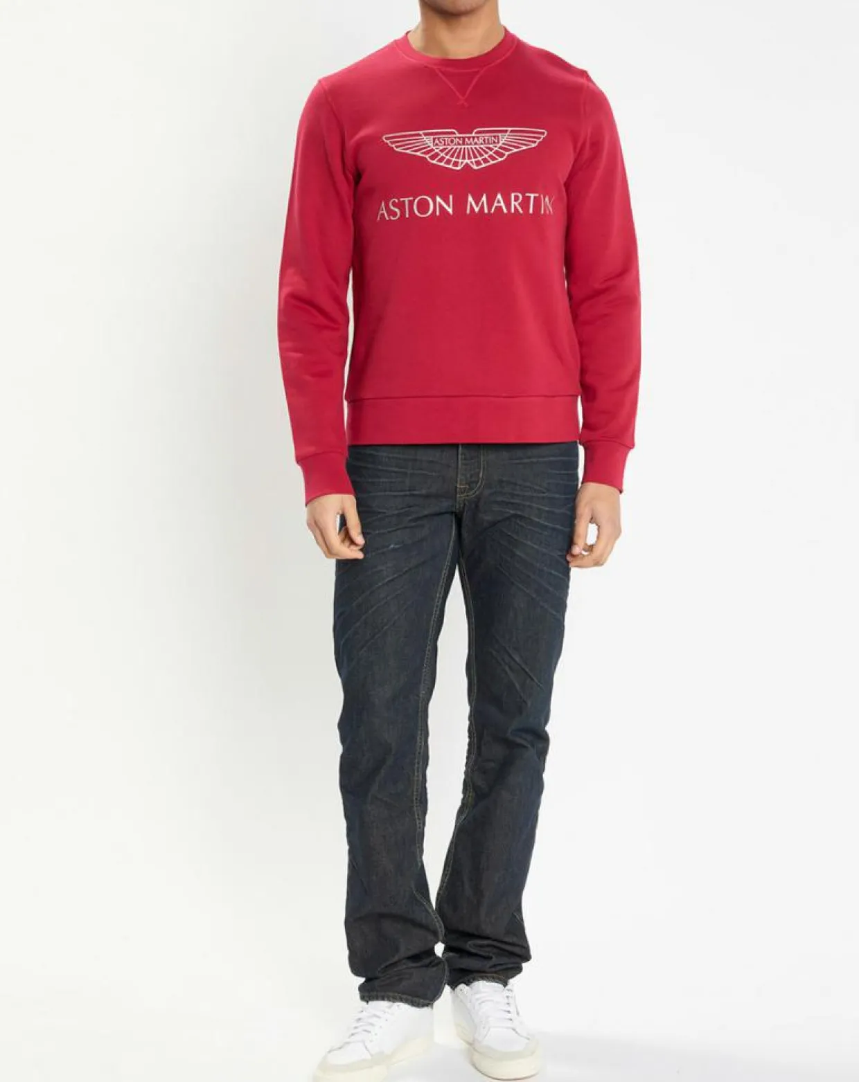 Homme Hackett London Sweats^Sweat col rond Aston Martin Racing rouge