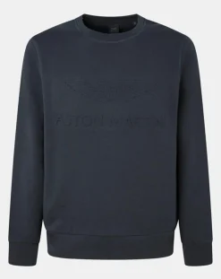 Sweat col rond Aston Martin Racing bleu marine-Hackett London Outlet