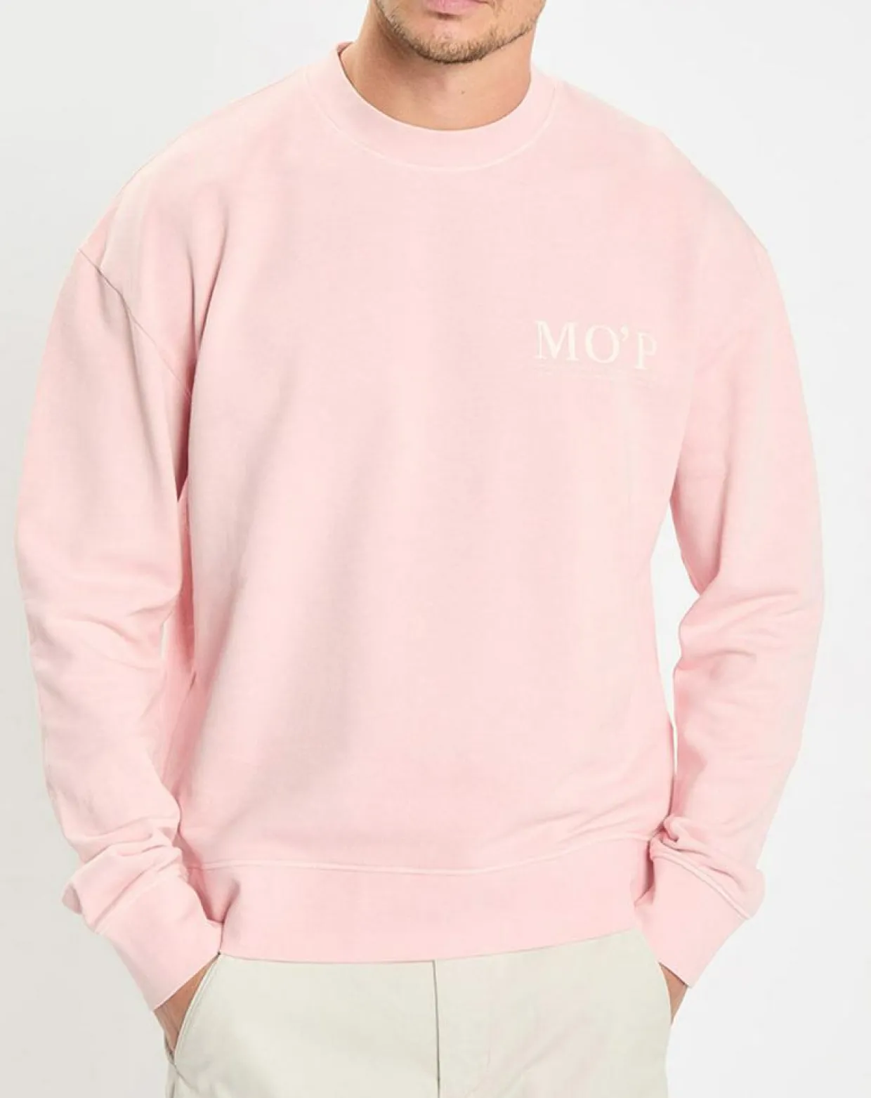 Homme Marc O'Polo Sweats^Sweat Col Rond Coton Organic rose clair