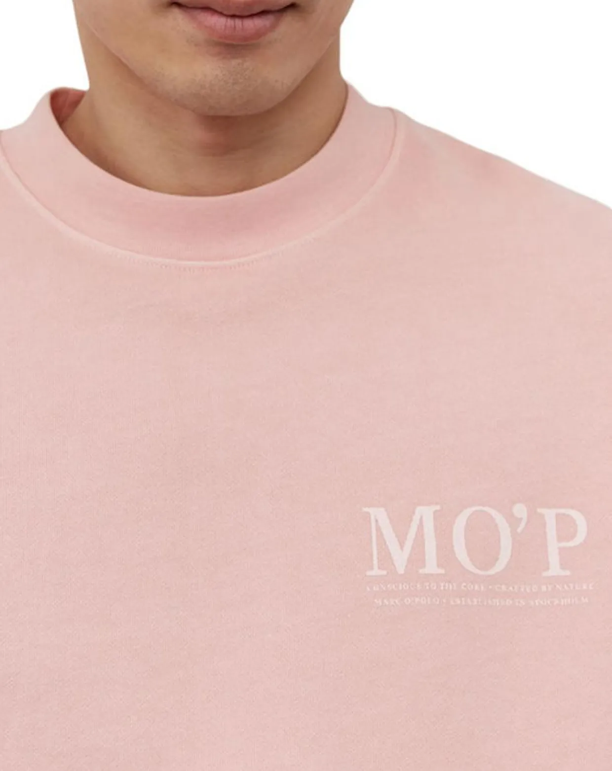 Homme Marc O'Polo Sweats^Sweat Col Rond Coton Organic rose clair