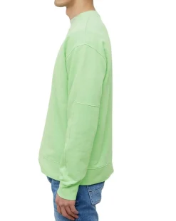 Sweat Col Rond Coudiere vert fluo-Marc O'Polo Clearance