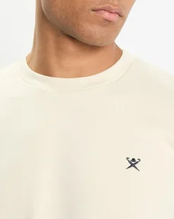 Homme Hackett London Sweats^Sweat col rond écru