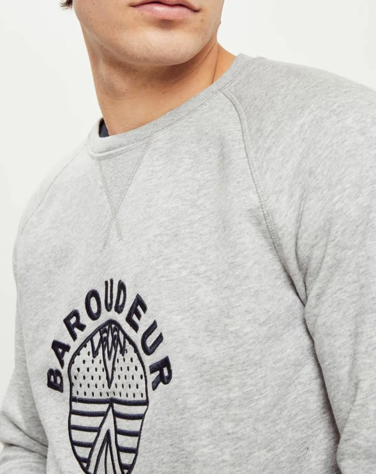 Sweat col rond Darney gris-Faguo Best