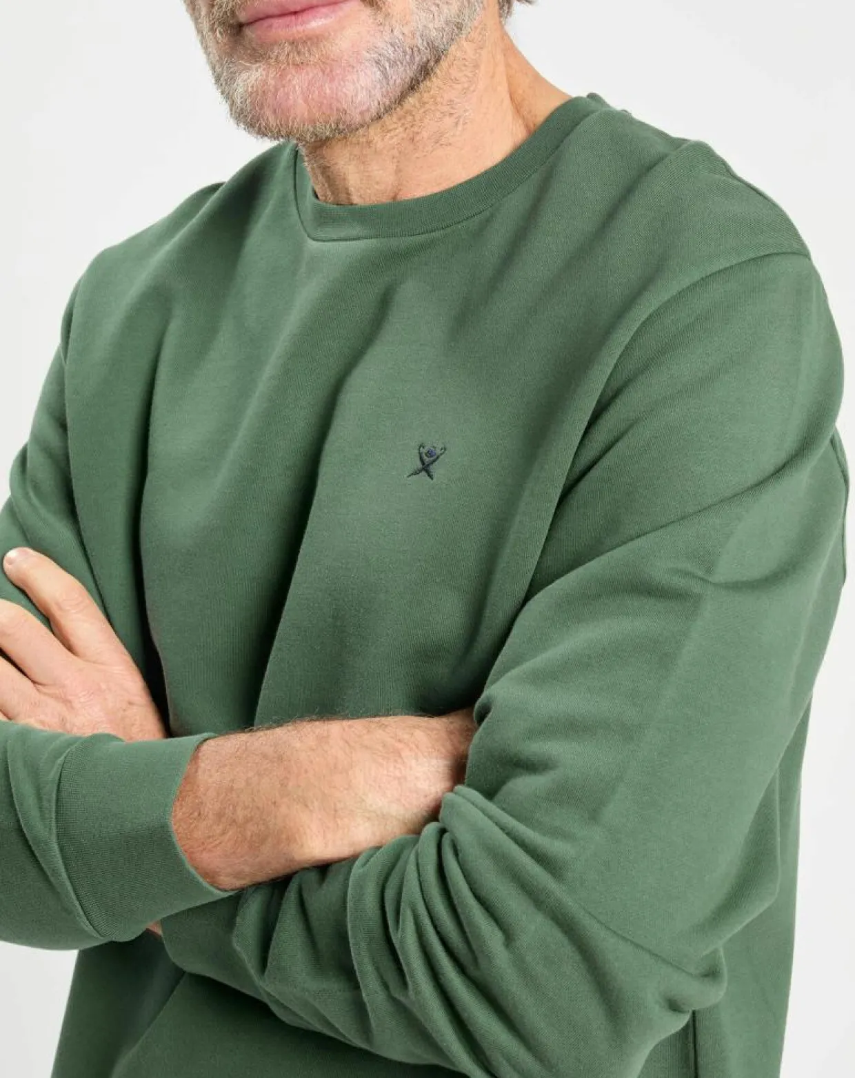 Sweat col rond vert clair-Hackett London Clearance