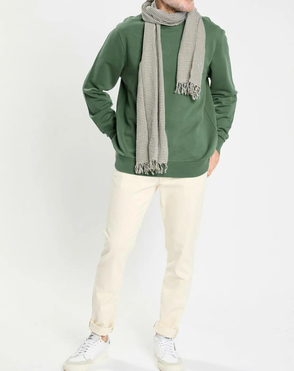 Sweat col rond vert clair-Hackett London Clearance