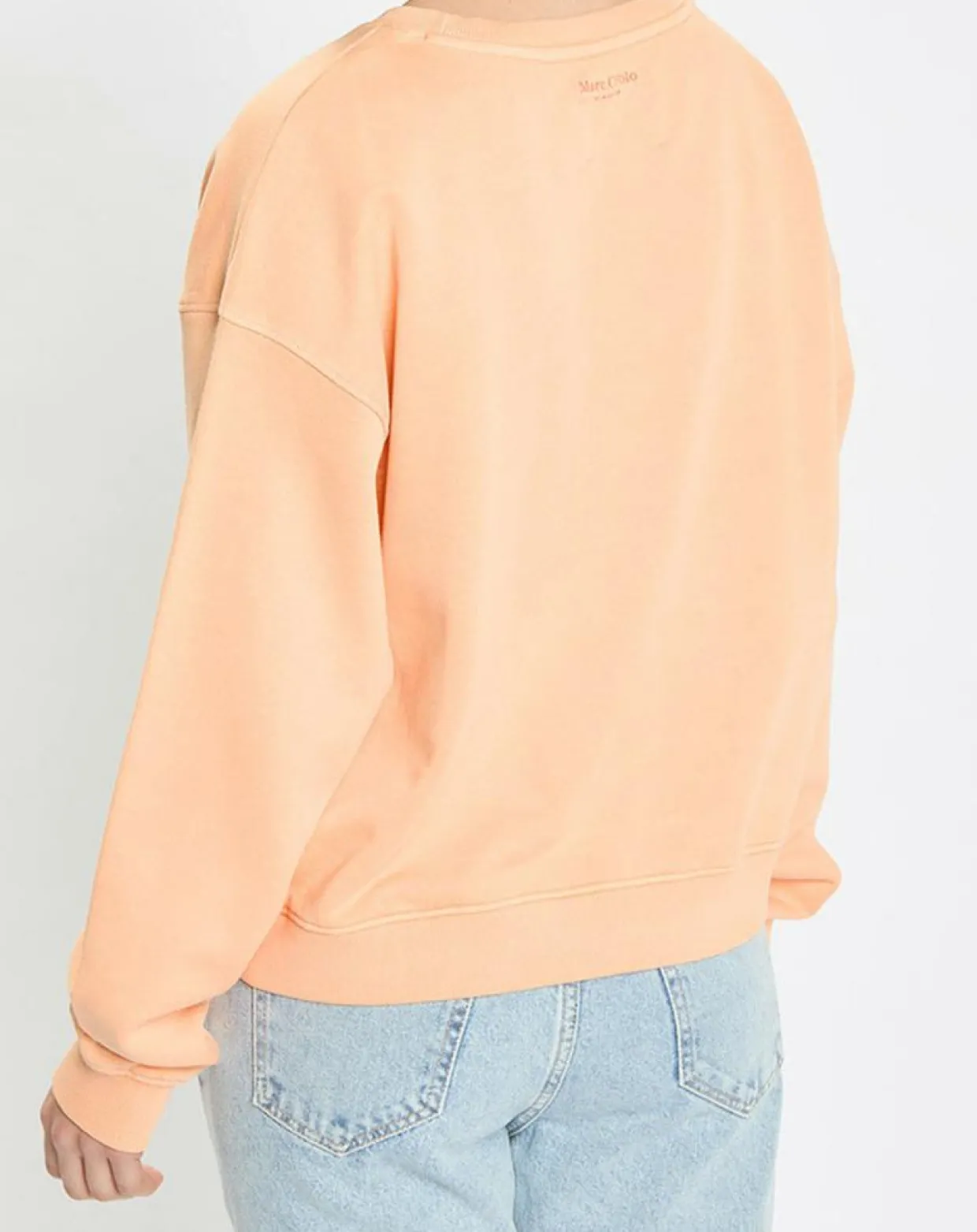 Sweat Crew Neck Coton Bio orange clair-Marc O'Polo Discount