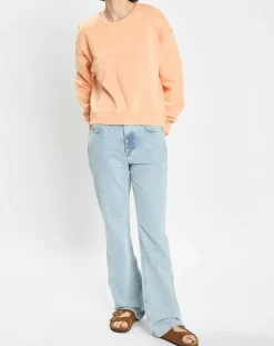 Sweat Crew Neck Coton Bio orange clair-Marc O'Polo Discount