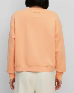Sweat Crew Neck Coton Bio orange clair-Marc O'Polo Discount