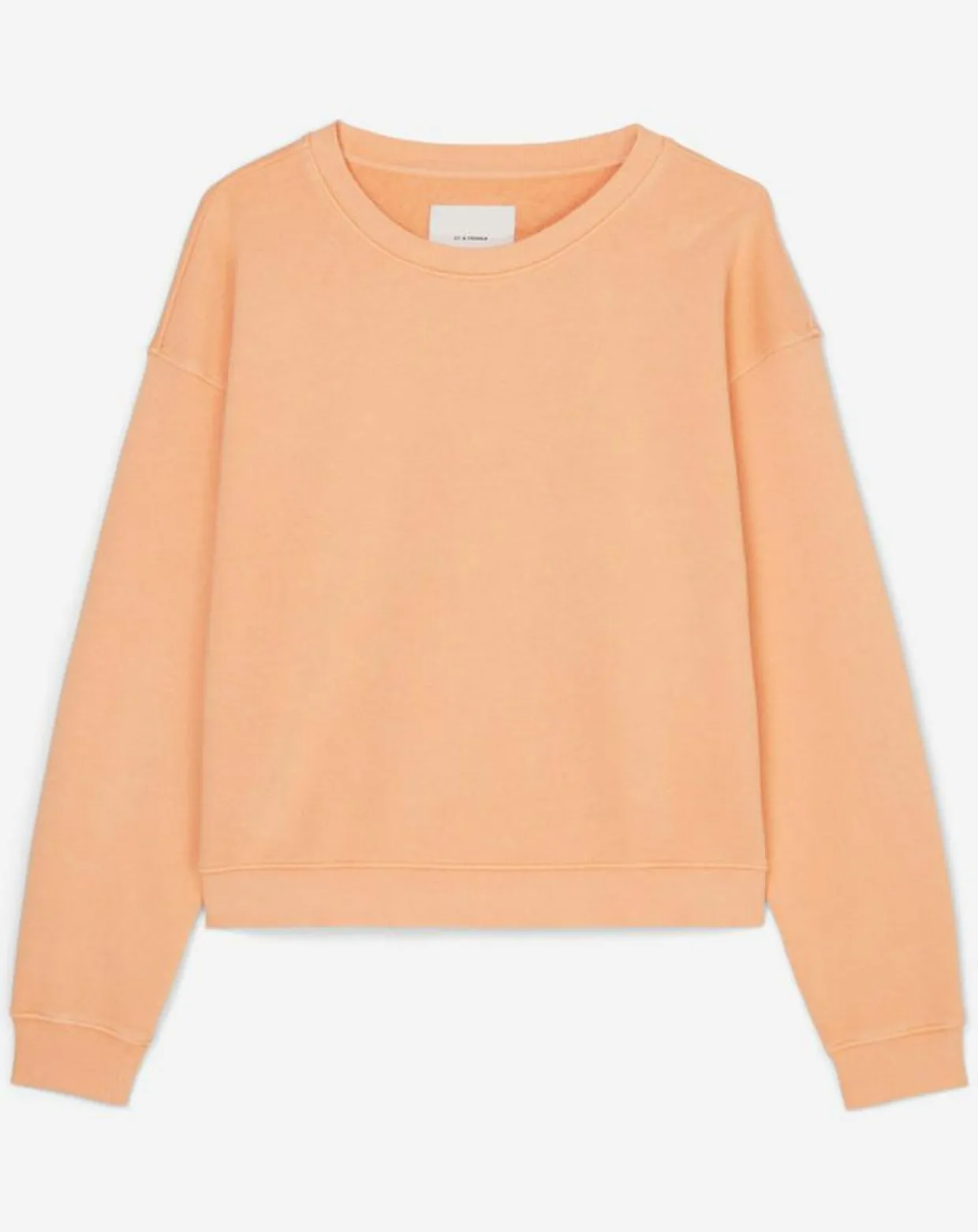 Sweat Crew Neck Coton Bio orange clair-Marc O'Polo Discount