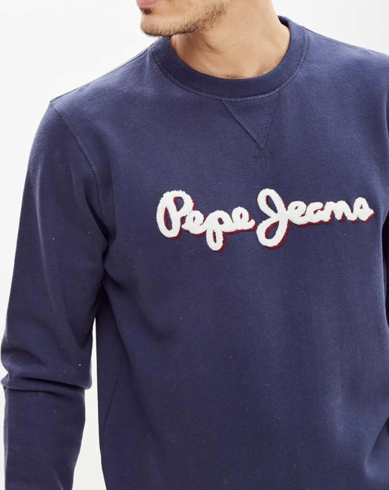 Sweat Crewnk Logo 3J bleu-Pepe Jeans Best