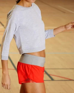 Sweat de sport court Danny gris-Etam Sale