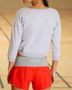 Sweat de sport court Danny gris-Etam Sale