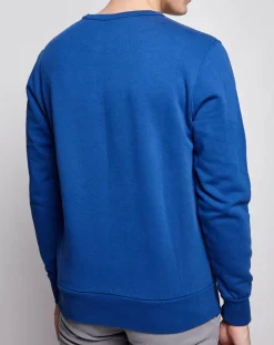 Homme North Sails Pulls^Sweat en coton brossé bleu