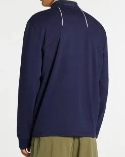 Homme Hackett London Gilets Et Cardigans^Sweat en Jersey col montant bleu marine