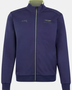 Homme Hackett London Gilets Et Cardigans^Sweat en Jersey col montant bleu marine