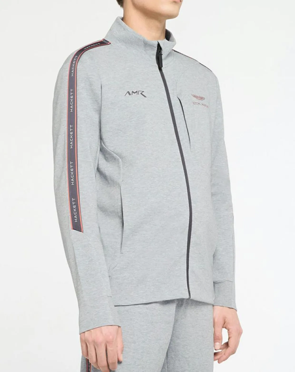 Sweat Galon Aston Martin Racing gris chiné-Hackett London Clearance