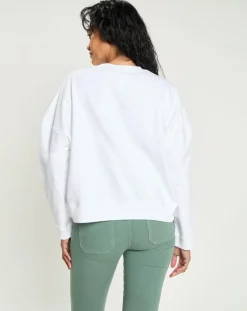 Sweat Happy Holi blanc-Manoush Clearance