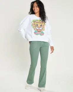 Sweat Happy Holi blanc-Manoush Clearance