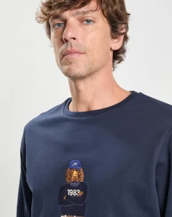 Homme Hackett London Sweats^Sweat Harry Dog bleu marine