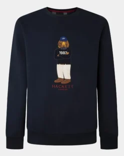 Homme Hackett London Sweats^Sweat Harry Dog bleu marine