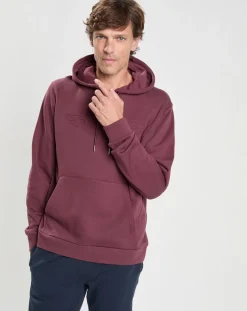 Sweat Hoodie Aston Martin Racing Embossé bordeaux-Hackett London Sale
