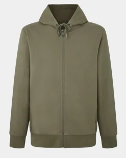 Sweat Hoodie zippé Mix kaki-Hackett London Hot