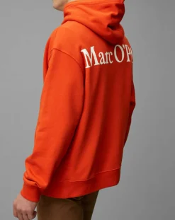 Homme Marc O'Polo Sweats^Sweat Hoody Logo Coton Organic orange