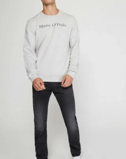 Sweat Logo gris chiné-Marc O'Polo New