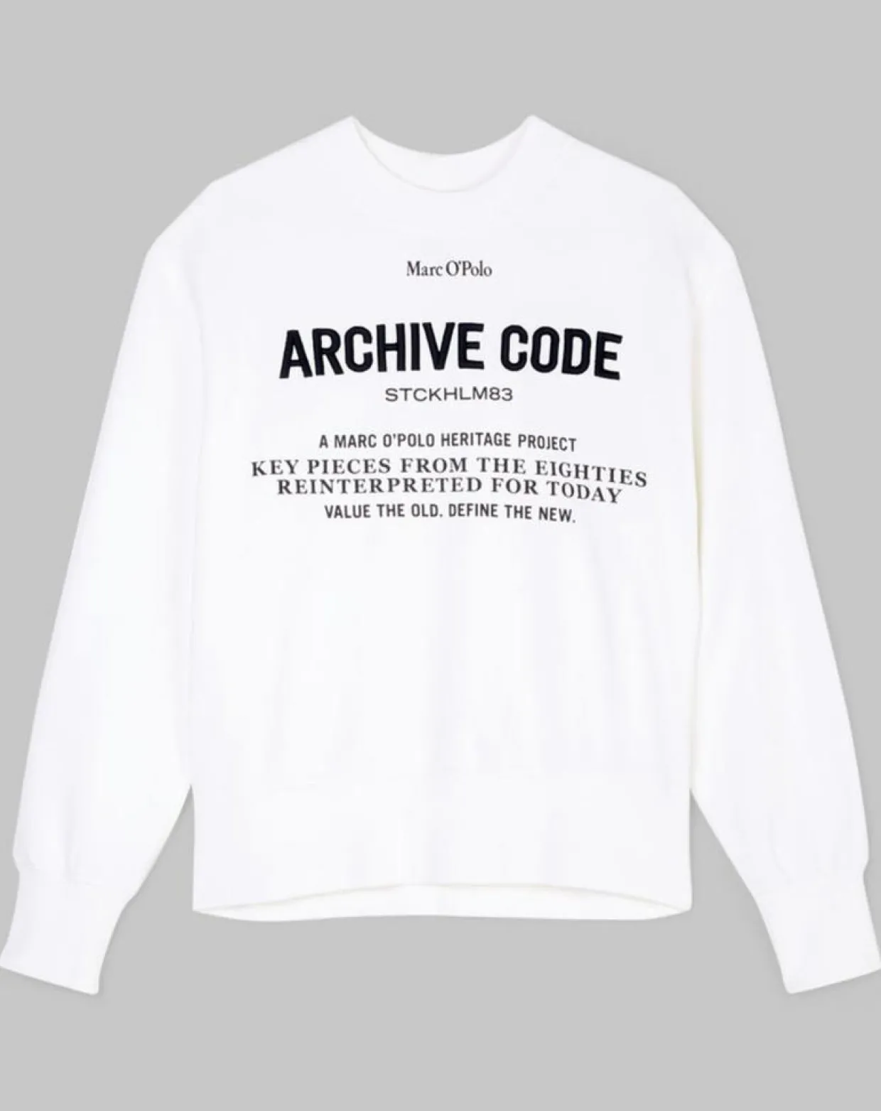 Femme Marc O'Polo Pulls^Sweat Oversized Lady Di blanc