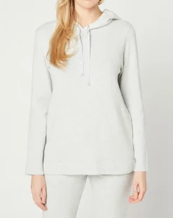 Femme Le Chat Lingerie, Nuit^Sweat Sweethome blanc/gris chiné