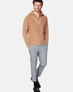 Sweat Thomas camel fonce-C & JO Cachemire