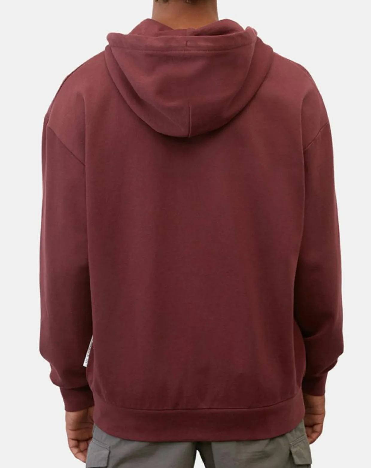 Sweat zippé à capuche 100% Coton Bio bordeaux-Marc O'Polo Discount