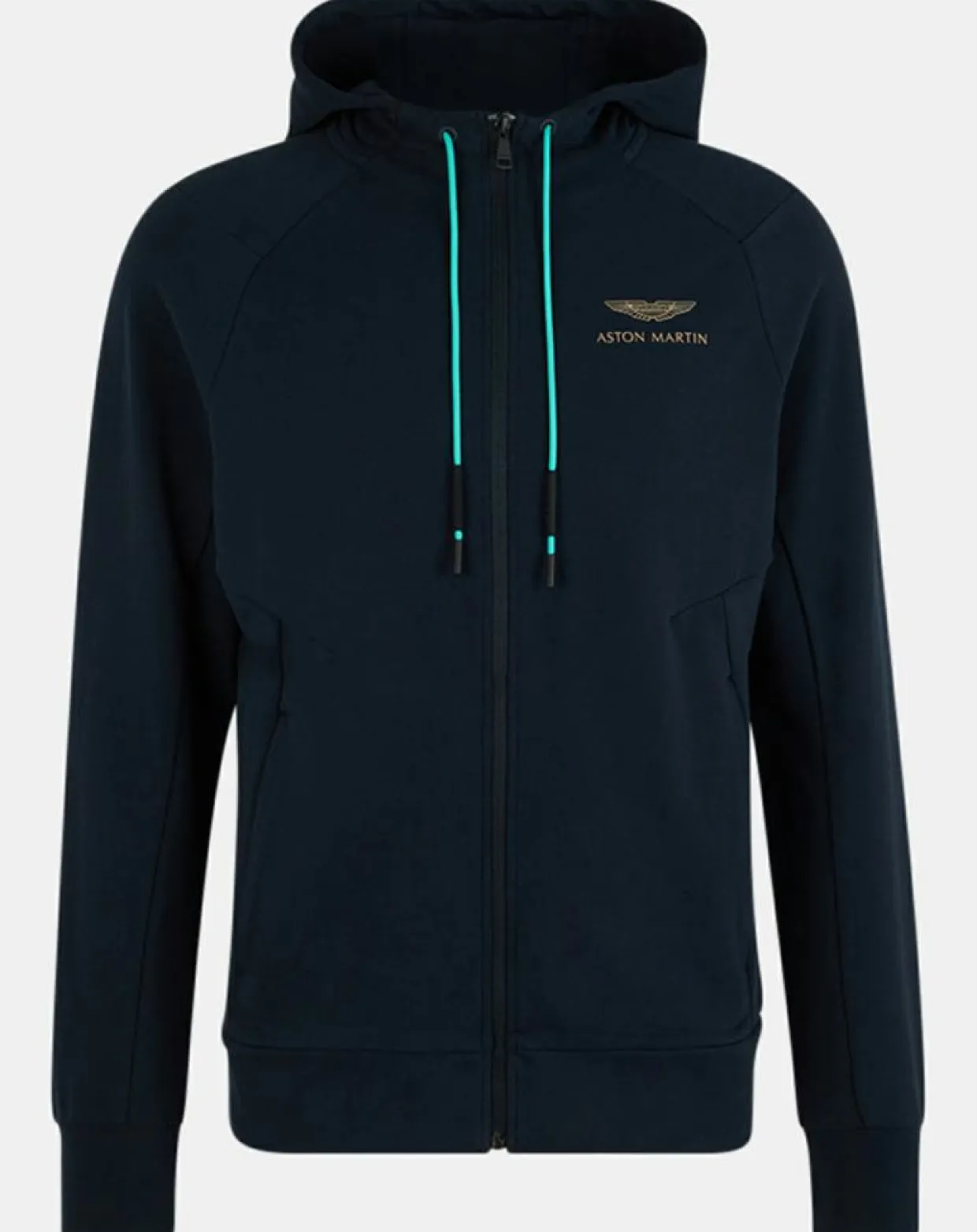 Sweat zippé à capuche Aston Martin Racing bleu marine-Hackett London Best