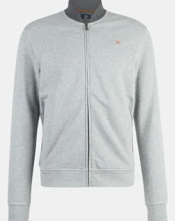 Homme Hackett London Sweats^Sweat zippé Cargo gris chiné